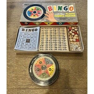 Vintage Bingo Board Game by Whitman Publishing Co USA Made Nostalgic!